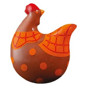 061159 PCB POULETTES CL EN ROUGE ET BLANC 3 DESIGNS 126PCES ***S/CD***