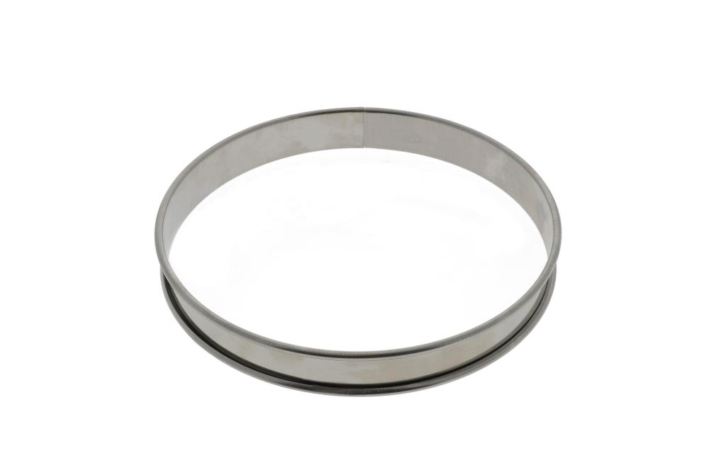 MF STAINLESS STEEL CIRCLE ROLLED EDGE Ø 12CM HT 2.7CM