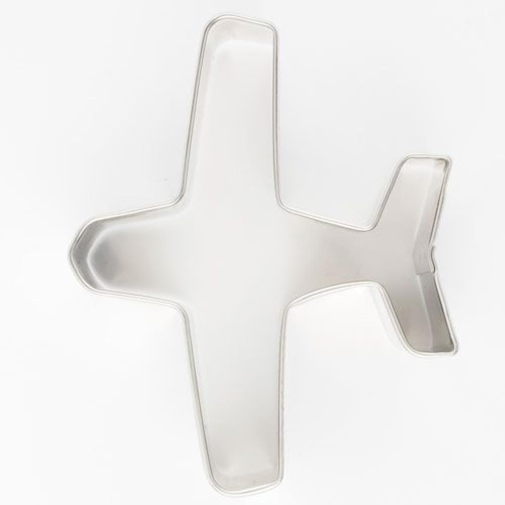  RVS KOEKJESUITSTEKER VLIEGTUIG 7CM