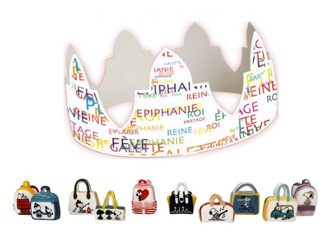 SANTONS 100PCES "SNOOPY BAGAGES"+COURONNES EPICOLOR WHITE ***NEW 2024***