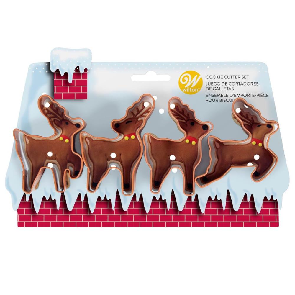 SCRAPCOOKING ASSORTIMENT 4 KERSTMAN RENDIER KOEKJESUITSTEEKERS