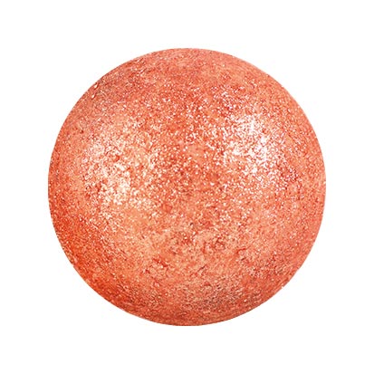 PCB Gekristalliseerde WC ballen brons ø 2.6 cm 63pces ***s/cd***