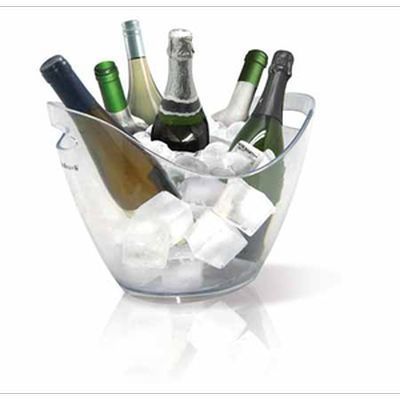 VIN BOUQUET 6-BOTTLE TRANSPARENT WINE BUCKET
