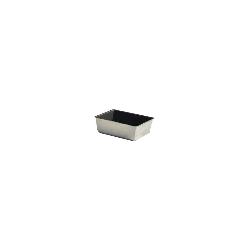 EMBOSSED BREAD PLATE 18X12 CM HT6CM ALUMINIZED