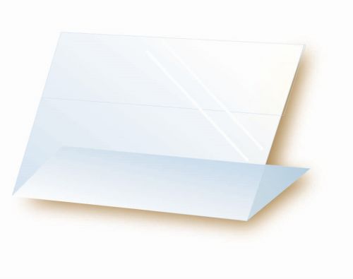 CHEVALET PLEXI 6 X 4 CM TRANSPARENT PAQUET DE 10 PCES