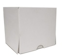 WHITE CAKE BOX 10X10X10 CM FOST + INCLUDED