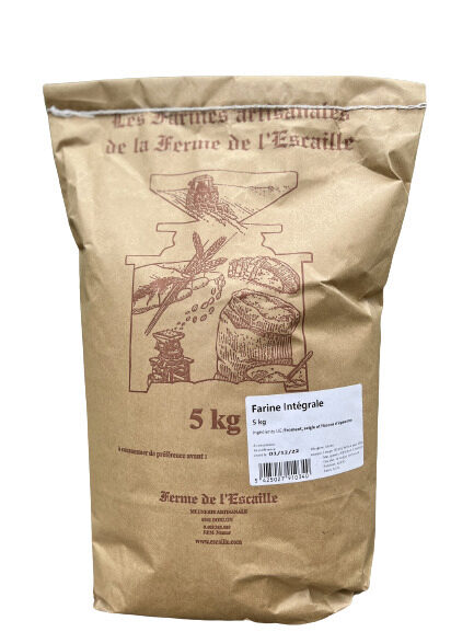 WHOLE GRAIN FLOUR 5KG FERME DE L ESCAILLE