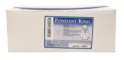WHITE FONDANT PATE KING 73% SUCROSE 15KG CARTON