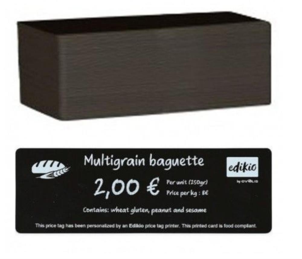 EDIKIO LONG MATTE BLACK PVC CARDS - 150X50MM0.50MM -- 5X100 PCES FOR ACCESS/FLEX/DUPLEX