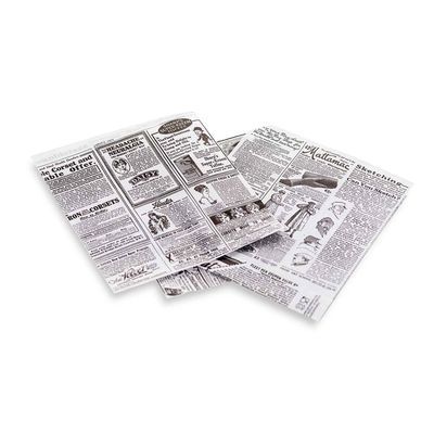 BURGERS BAG 13X13.5CM OPEN ON 2 SIDES PACK OF 1000PC