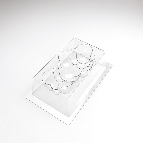 070544 PCB MOLDS LOGS CLOUD FOR 30 PIECES 20X11 CM D. 7 CM 30PCES ***S/CD***