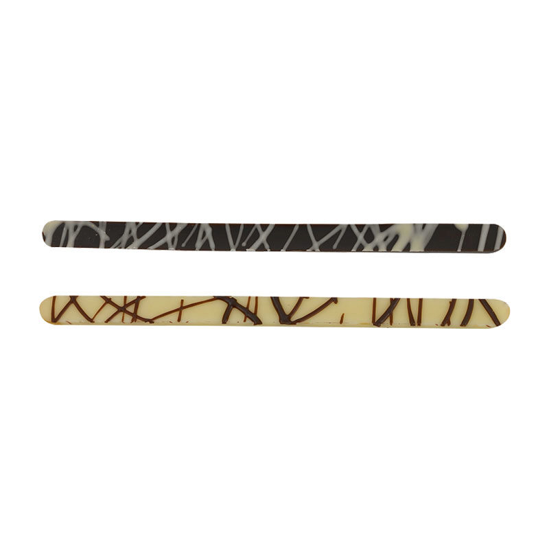 2030107 STICK LINES MIX CHOCOLADE FONDANT EN WIT 112 STUKS ***OP BESTELLING***