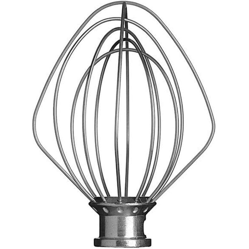KITCHENAID STAINLESS STEEL WHISK FOR 4.3L & 4.8L LIFT HEAD 5KSM175-5KSM185-5KSM195-5K45