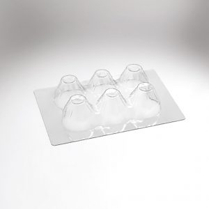 074123 PCB MOULES BOÎTE À OEUFS POUR 10 SUJETS 15,5X10,5 CM H.4 CM 10PCES ***S/CD***