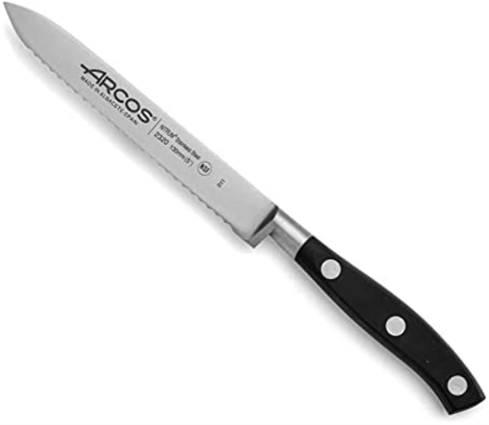 ARCOS CLASSIC PRO TOMATO KNIFE 13CM STAINLESS STEEL MITRE