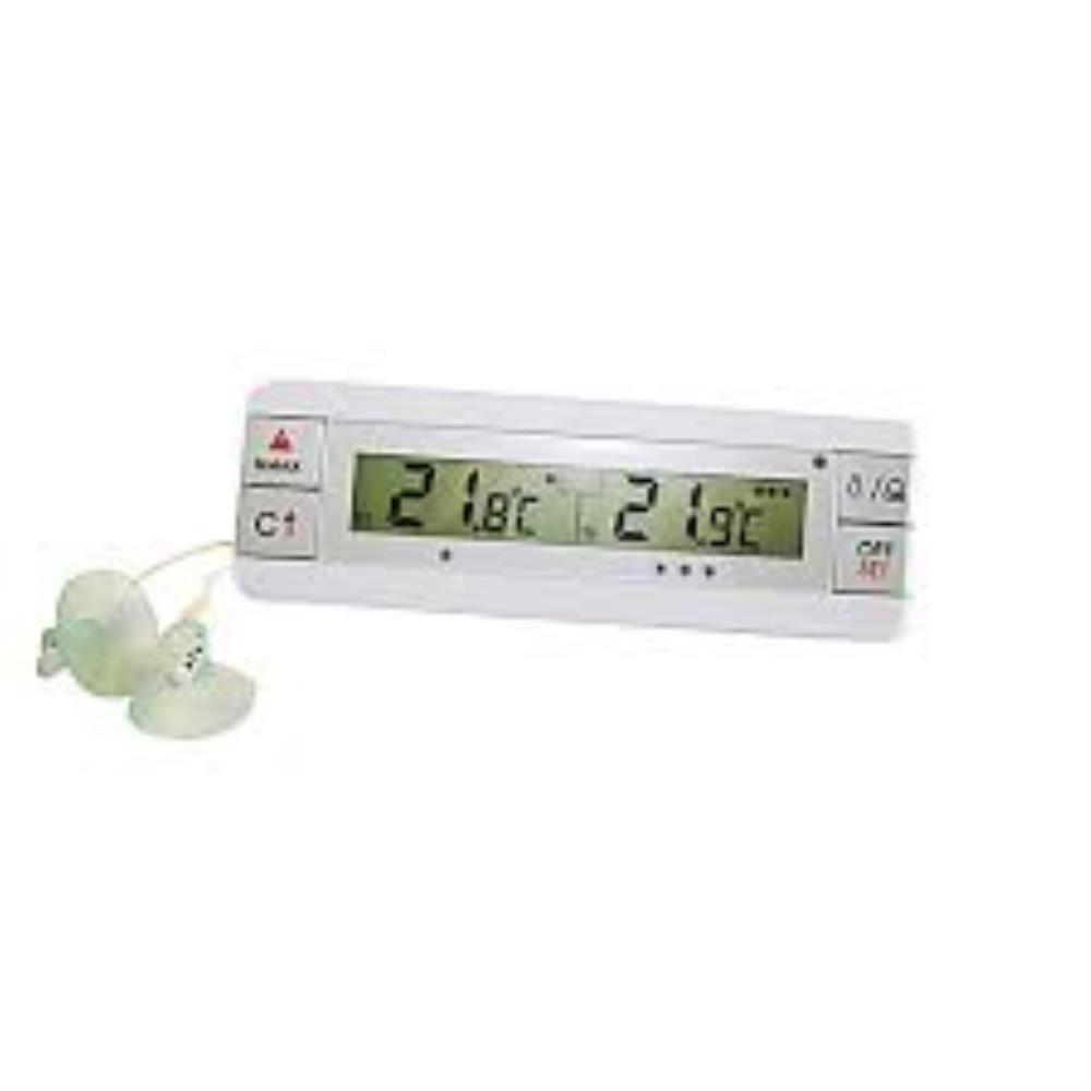 DIGITAAL THERMOMETER VOOR KOELKAST/VRIEZER MET DUBBEL PEILLOOD -40° TOT 70°