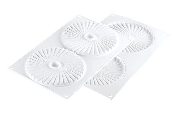 MOULE SILIKOMART PLISSE 100 Ø 140MM H10 MM VOL 100ML