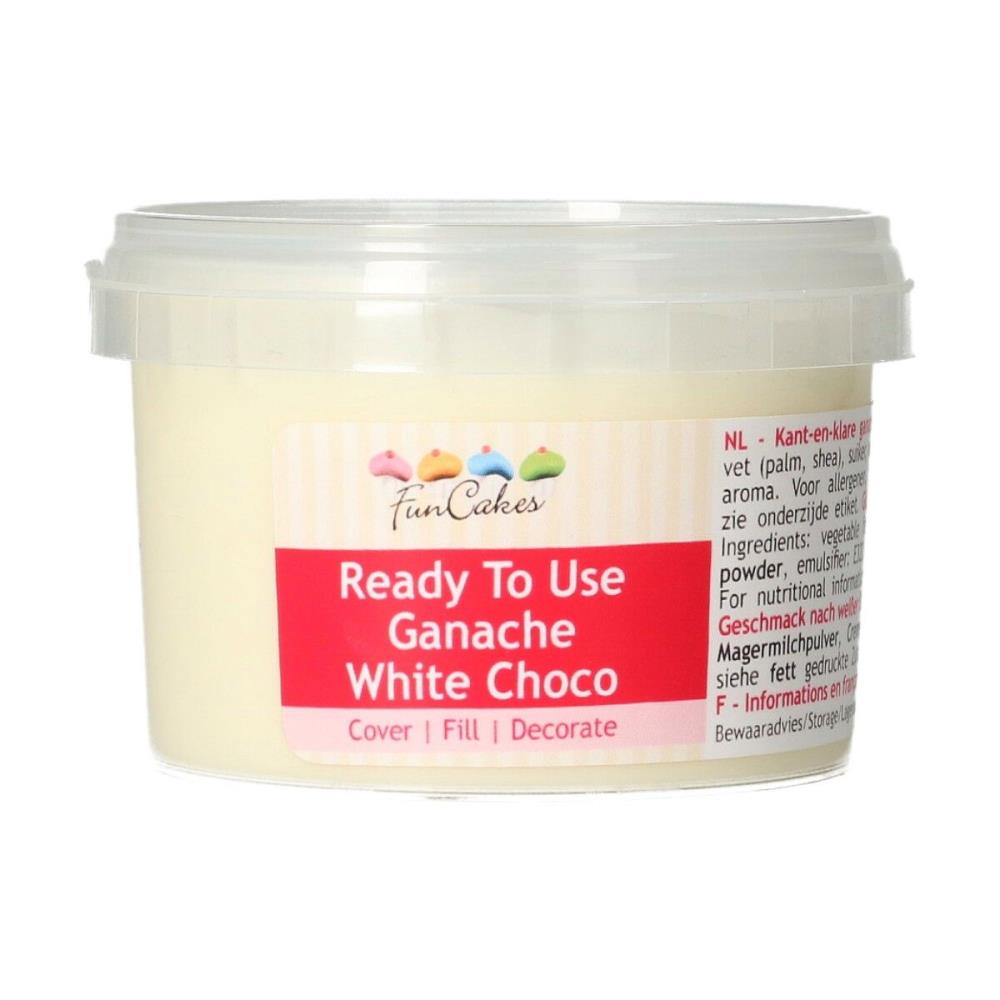 FUNCAKES KANT-EN-KLARE WITTE CHOCOLADE GANACHE 260GR