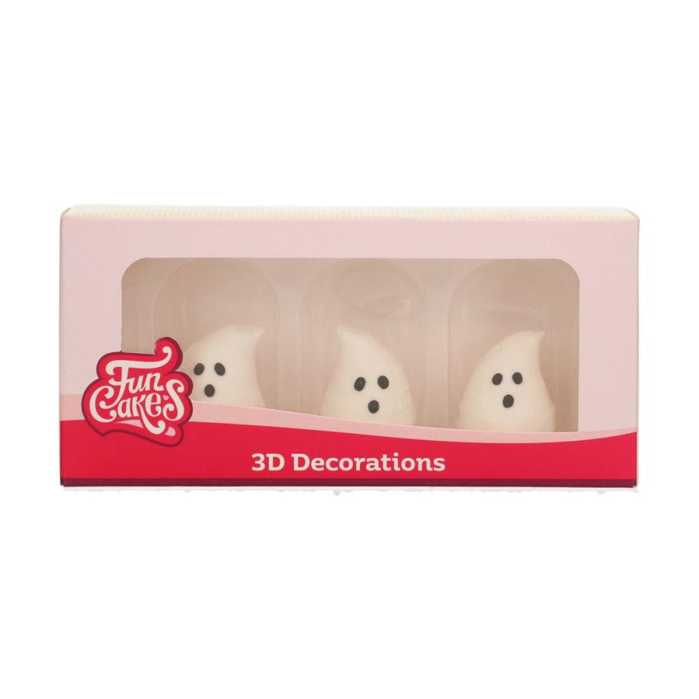 3D SUIKER SPOOK FUNCAKES 3 STUKS