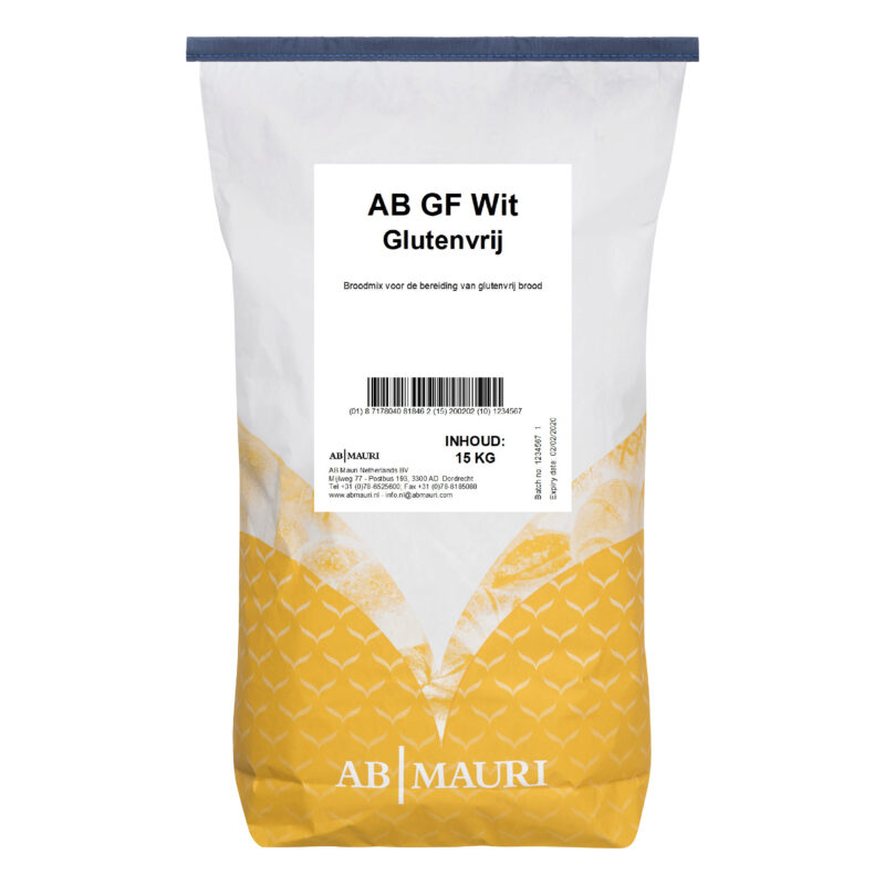 MAURI AB GF WHITE 100% (BLANC SANS GLUTEN) 15KG EN POUDRE
