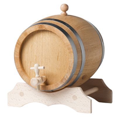 TONNEAU BOIS 3 L PARAFFINÉ CIRE ABEILLE - 35T3L