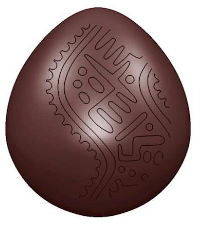 +MOULE À CHOCOLAT OEUF MAYA 28 MM CW1569 28X26XHT11MM / 3X8 -- 5GR