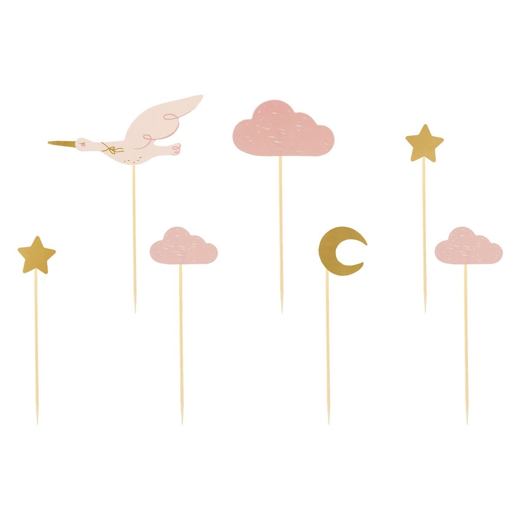 CAKE TOPPER STORK HT 11-12CM