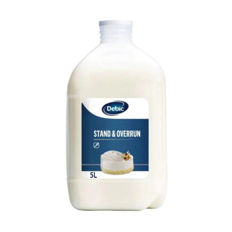 DEBIC 1261438 (843648) CREME FRAICHE 35% STAND OVERUN UHT BAG IN BOX 5L (VENDU UNIQUEMENT PAR CARTON DE 2 BAG IN BOX)
