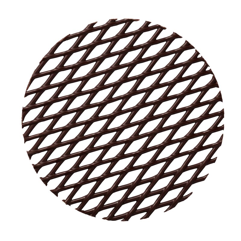 MONA LISA ROND ROOSTER DONKER CHOCOLADE 50MM 195 STUKKEN=DOOS