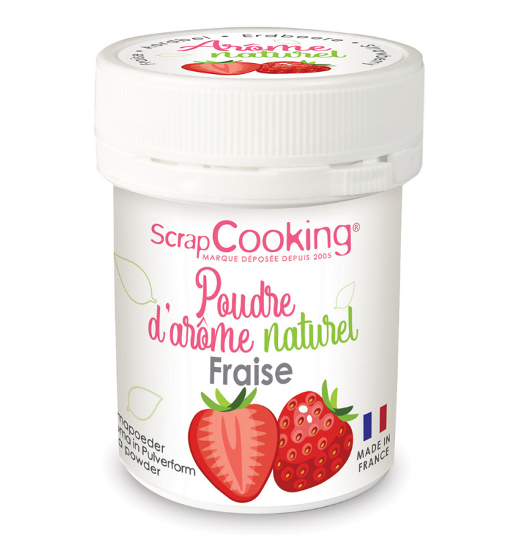 SCRAPCOOKING AROME NATUURLIJK IN POEDER AARDBEI 15GR