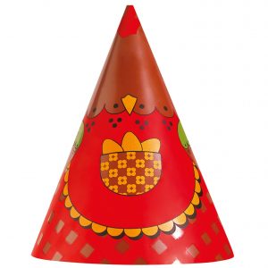 074019 PCB FEUILLES IMPRIMEES LES POULETTES POUR GRANDS CÔNES 25,5X13,6CM 2 DESIGNS 10PCES ***S/CD***