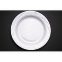 ARCADIA ASSIETTE PLATE 30.5 CM PORCELAINE BLANCHE