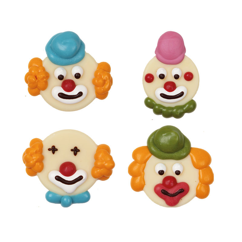 1024490 TÊTE DE CLOWN CHOCOLAT 80PCES ***S/CDE***