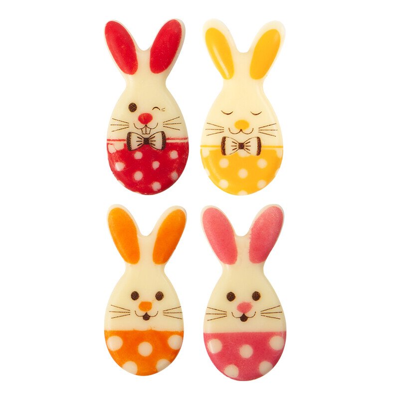 69164 EITJES KONIJNENKOP 3,8X1,8CM 200PCS ***OP/ORDER***