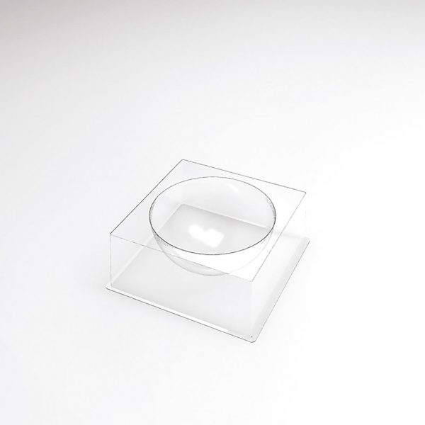 070518 PCB HALF BOL ENTREMET MALLEN VOOR 30 STUKS Ø 14 CM D. 7 CM 30STUKS ***S/CD***