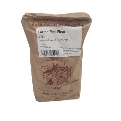 FARINE FINE FLEUR FERME L ESCAILLE 2KG