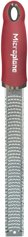 MICROPLANE RAPE PREMIUM ZESTEUR INOX/ROUGE GRENADE