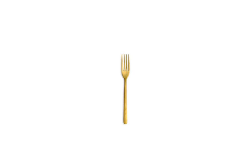 COMAS CANADA VINTAGE GOLD CAKE FORK 18%