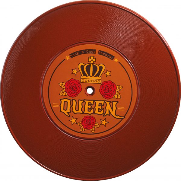 070436 PCB BEDRUKTE VELLEN ROCK N CHOC VOOR VINYL 6 ONTWERPEN 10,5 CM 24 STUKS ***S/CD***