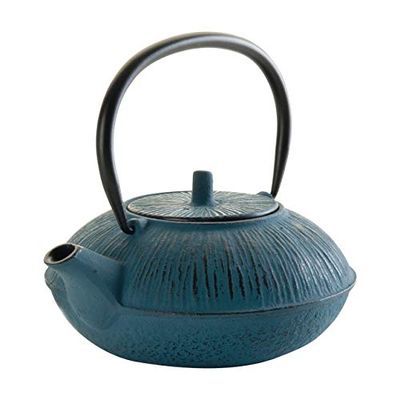 LACOR CAST IRON TEAPOT BLUE 1.1L