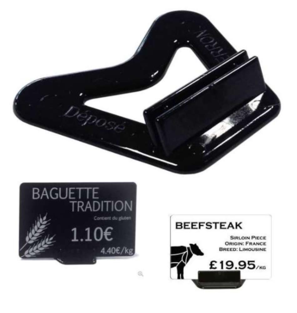 EDIKIO SUPPORTS À POSER POUR ÉTIQUETTES DE PRIX   25 PCES