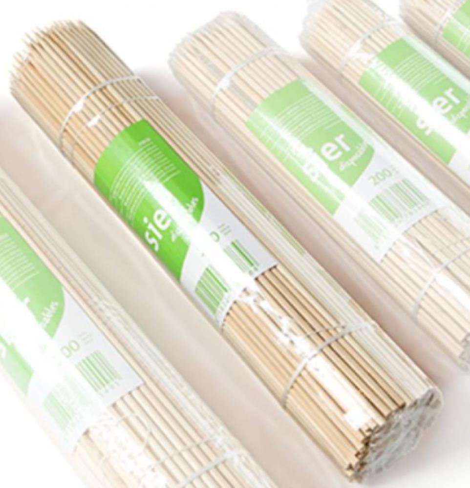 SIER BROCHETTES BAMBOU Ø 3 MM / 25CM-PAQUET 200P