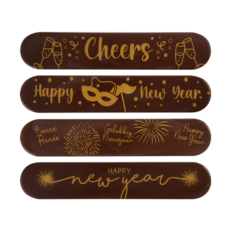 2014732 ECLAIR GELUKKIG NIEUWJAAR, GELUKKIG NIEUWJAAR, NIEUWJAAR 15X3CM 35PCE ***ON/ORDER***