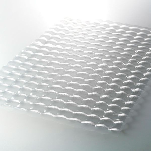 009808 PCB FEUILLES STRUCTURE MATELASSÉ 56,5X36,5CM 10PCES ***S/CD***