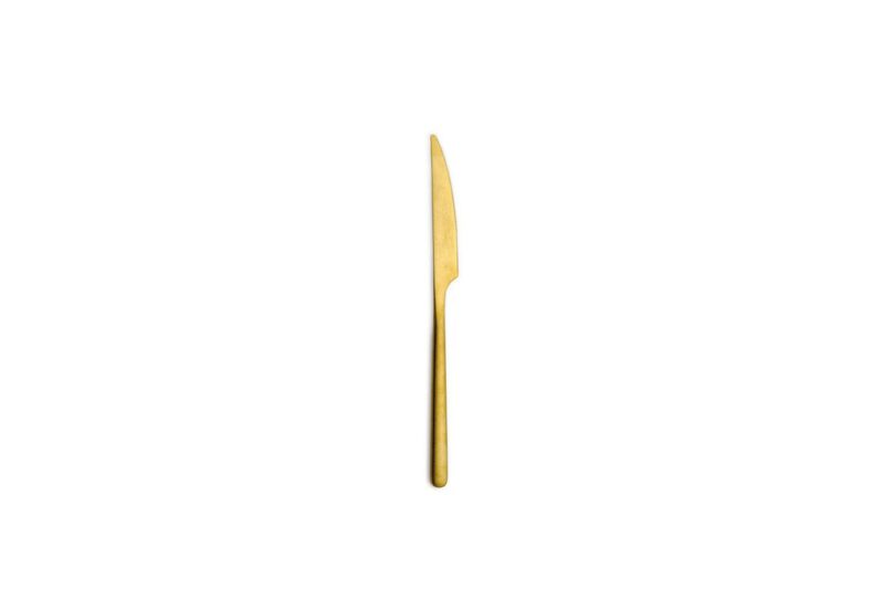 COMAS CANADA VINTAGE GOLD DESSERT KNIFE 18%