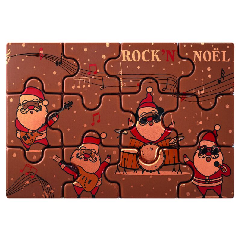 087171 PCB BLISTERS PUZZLES ROCK'N'NOËL 19X13 CM 10PCES ***S/CDE***