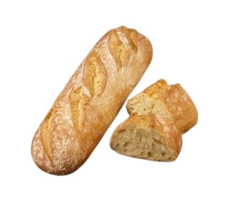 ❄️DELIFRANCE 74335 CIABATTA MET GRIEM 32CM PAC 33X265GR