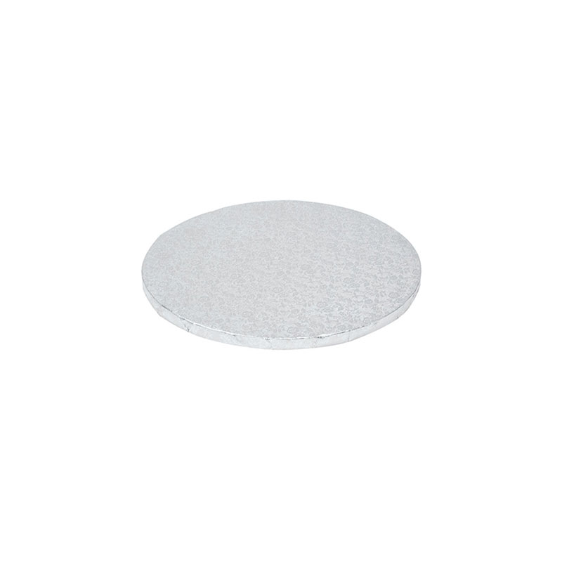 1030346 ROUND TRAY Ø 25CM SILVER
