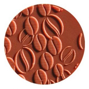 060943 PCB ROUND CL WITH COFFEE RELIEF Ø 2.5 CM 176PCES ***s/cd***
