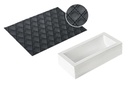 SILIKOMART KIT MOULE BUCHE +TAPIS RELIEF MATELASSE 250X90 H70MM - 1300ML